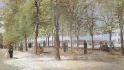 Vincent Van Gogh Lane at the Jardin du Luxembourg  (nn04) oil